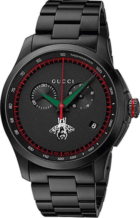 gucci multi face watch|Gucci black chronograph watch.